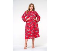 красивое красное платье для полных