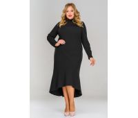 женское платье черное больших размеров