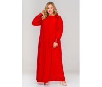 красное платье для полных девушек