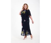 красивые черные платья для полных